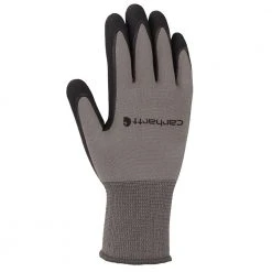 Carhartt Men's All Purpose Nitrile Grip Gunmetal Gloves  - A661-GUN