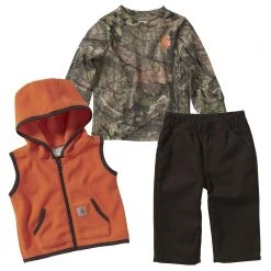 Carhartt Infant Boy's Camo Three Piece Gift Set - CG8746D17AF10 - Infant Gift Set