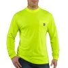Carhartt Mens High Visibility Force Color Enhanced Long Sleeve Tee 100494 - Carhartt Men's T-Shirts -Carhartt Sales 1fe69aaf42d350f8bec37dde51f685d95bed073b 100494323