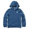 Carhartt Girl's Fleece Hooded Pullover Blue - CA9780-A96H-XC2 -Carhartt Sales 23a2f8ace8d40545c2e775ce573b2f73cf60681c CA9780 A96H 1