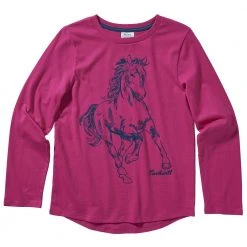 Carhartt Toddler Girl's Long Sleeve Graphic Tee Pink - CA9784-P379-MA1 - Long Sleeve T-Shirt