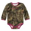 Carhartt Infant Girl's Long Sleeve Bodyshirt Mossy Oak - CA9791-CR08-LN10 - Bodyshirts -Carhartt Sales 356a375e28db6ab7213b2125e81875401b54c81e CA9791 CR08 1