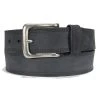 Carhartt Men's Detroit Leather Triple Stitch Belt Black with Antique Nickel Finish - A0005507001 - Belts