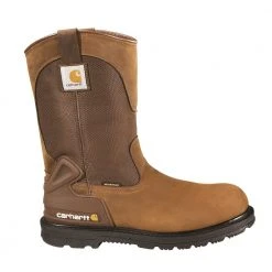 Carhartt Men's Heritage StormDefender Wellington Steel Toe Work Boot Brown - CMP1200 - Men's Boots