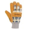 Carhartt Women's Waterproof Breathable System 5 Suede Work Gloves Navy Plaid - WA725 -Carhartt Sales 4902a043658bafcb1113f196c245aee7570535ff WA725 S5 NAVY PLAID 1