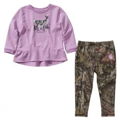 Carhartt Infant Girl's Camo Legging Set - CG9739-CR08-LN10
