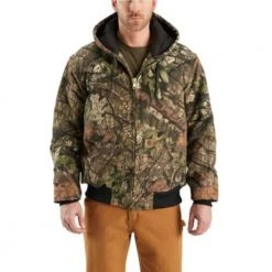 Carhartt Men's Quilted Flannel Lined Camo Active Jacket Capri - J221-CAP - Jackets