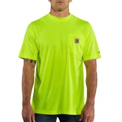 Carhartt Men's High Visibility Force Color Enhanced Short Sleeve Tee - 100493 - Carhartt Men's T-Shirts