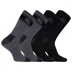 Carhartt Men's Thermal Sock 4 Pack Black - A0105-4-BLK - Socks