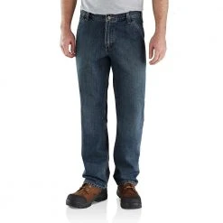 Carhartt Men's Relaxed Fit Holter Dungaree Jean - 103327-966 - Jeans