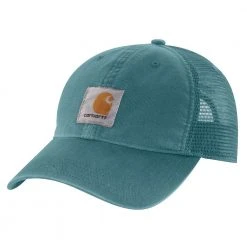 Carhartt Canvas Mesh Back Cap Teal - AH0286 - Hats