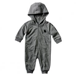 Carhartt Infant Boy's Fleece Coverall Grey - CM8691-H130-AF10 - Kids Carhartt Coverall