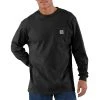 Carhartt Men's Workwear Long Sleeve Pocket T-Shirt - K126-BLK - Long Sleeve Shirts -Carhartt Sales 76ca78b75d215dd77a3d8c5bba5816caaa4e55dc K126 BLK