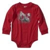 Carhartt Infant Boy's Long Sleeve Graphics Bodyshirt Red - CA6107-R16-AF10 - Fleece Coverall -Carhartt Sales 77f7ceffed2c5aba59d7acf3a556d7f7afecde70 CA6107 R16 1