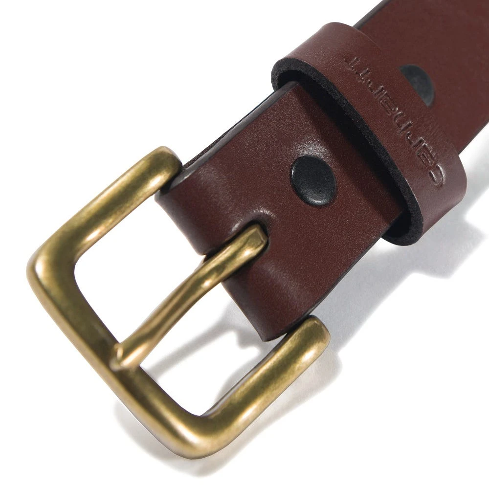 Carhartt Men's Hamilton Leather Engraved Buckle Belt Brown - A0005503201 - Belts 4 Carhartt Men's Hamilton Leather Engraved Buckle Belt Brown - A0005503201 - Belts - Image 2