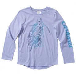 Carhartt Toddler Girl's Long Sleeve Graphic Tee Purple - CA9777-L187-UA1 - Long Sleeve T-Shirt