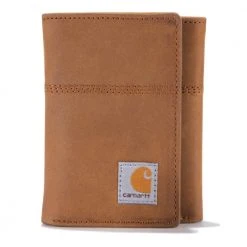 Carhartt Saddle Leather Trifold Wallet, Brown OS - B000020820 - Men's Wallets