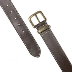 Carhartt Women's Bridle Leather Debossed Metal Keeper Belt Brown with Brass Finish - A000551120 - Belts -Carhartt Sales 8942d9ed4791789b90e6a730b4183a49b0ccd6a2 A000551120 4