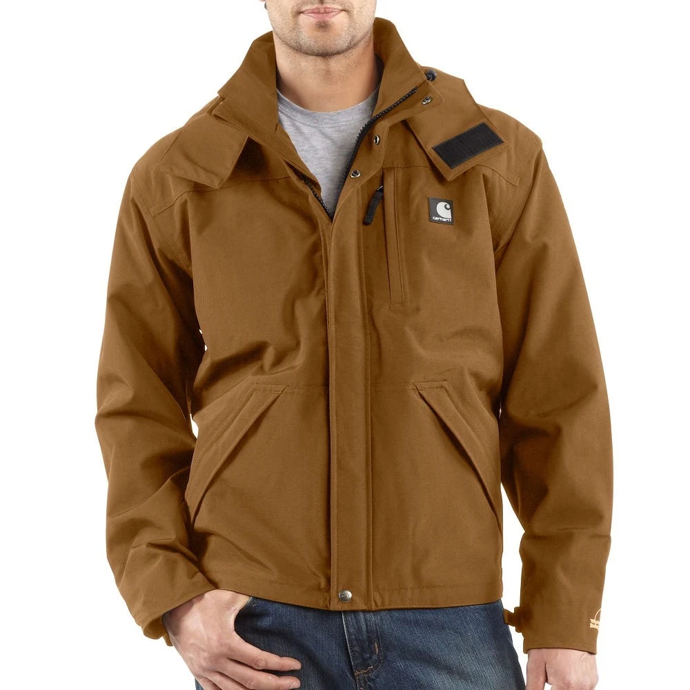 Carhartt Men's Shoreline Nylon Jacket Carhartt Brown - J162-BRN - Jackets 3 Carhartt Men's Shoreline Nylon Jacket Carhartt Brown - J162-BRN - Jackets