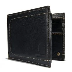 Carhartt Men's Milled Pebble Leather Passcase Wallet Black - B0000210001 - Men's Wallets -Carhartt Sales 96cb465195ddf59d690ec0f48d4c28e626e4223c B0000210001 4 Black