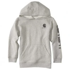 Carhartt Child Boys CH Logo Sweatshirt Grey - CA8850-H01-BM - Sweatshirts