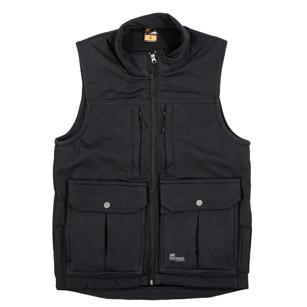 Berne Men's Conceal Carry Echo Zero Eight Softshell Vest - CCWV08BK - Vests 3 Berne Men's Conceal Carry Echo Zero Eight Softshell Vest - CCWV08BK - Vests