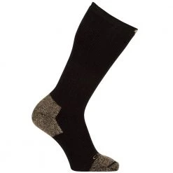 Carhartt Men's Full Cushioned Steel Toe Cotton Boot Sock Black - A555-2-BLK - Socks
