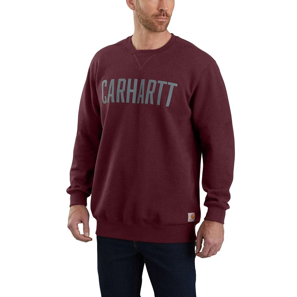 Carhartt Men's Block Logo Crewneck Sweat Shirt - 103853 - Carhartt Sweatshirts 3 Carhartt Men's Block Logo Crewneck Sweat Shirt - 103853 - Carhartt Sweatshirts
