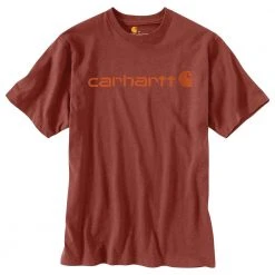 Carhartt Men's Signature Logo Short Sleeve MW Jersey Graphic T-Shirt - K195 - Carhartt Men's T-Shirts