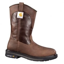 Carhartt Men's Square Toe Wellington Steel Toe Work Boot - CMP1218 - Men's Boots