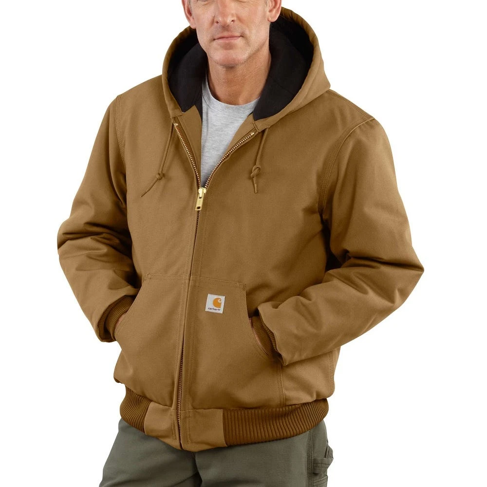 Carhartt Men's Duck Quilted Flannel-Lined Active Jacket - J140 - Coats & Jackets 3 Carhartt Men's Duck Quilted Flannel-Lined Active Jacket - J140 - Coats & Jackets