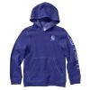 Carhartt Girl's Fleece Hooded Pullover Purple - CA9780-L185H-XC2