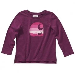 Carhartt Toddler Girl's Long Sleeve Graphic Tee Purple - CA9785-L182H-MA1 - Long Sleeve T-Shirt