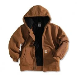 Carhartt Youth Boys Active Jacket Brown - CP8417-D15-CU - Jackets