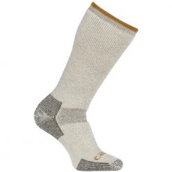 Carhartt Men's Arctic Heavyweight Wool Thermal Crew Boot Sock Gray - A3915-HGY - Socks
