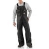 Carhartt Men's Black Quilt Lined Zip To Waist Bib Overall R38-BLK - Overalls -Carhartt Sales e44f11bb222fcf4a54694fd8774d2937b948b4c9 R38 BLK