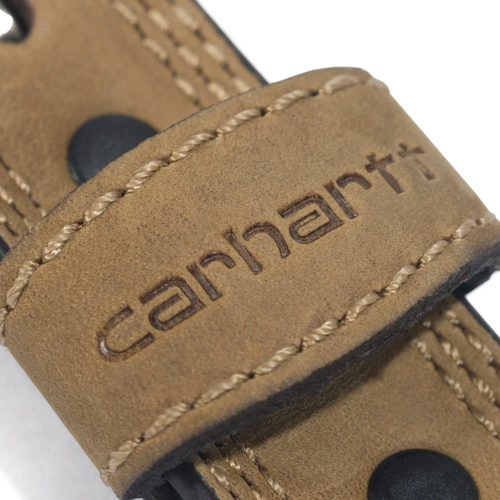 Carhartt Men's Leather Triple Stitch Belt Brown with Antique Nickel Finish - A0005507201 - Belts 5 Carhartt Men's Leather Triple Stitch Belt Brown with Antique Nickel Finish - A0005507201 - Belts - Image 3