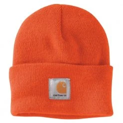 Carhartt Acrylic Watch Hat Brite Orange - A18-BOG - Hats