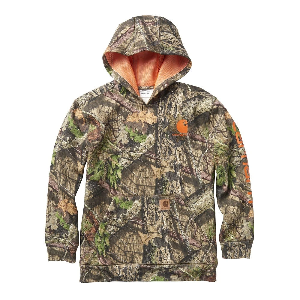 Carhartt Child Boys Mossy Oak Camo Sweatshirt Brown - CA8982-CR08-BM - Sweatshirts 3 Carhartt Child Boys Mossy Oak Camo Sweatshirt Brown - CA8982-CR08-BM - Sweatshirts