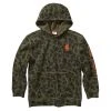 Carhartt Youth Boy's Camo Fleece 1/2 Zip Hooded Pullover - CA6117-CR09-CA1 - Crew Pullover -Carhartt Sales f05debe77d95c5325efa46ea25a457d9b52c624f CA6117 CR09 1